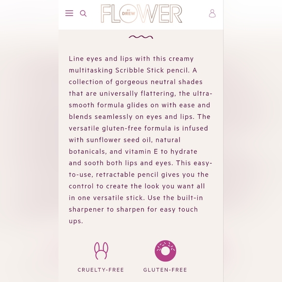 🆕️ Flower by Drew Scribble Stick- Razzleberry | New- Sealed | Drew Barrymore - Picture 3 of 10